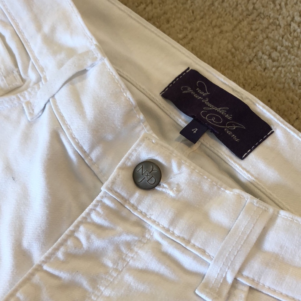 Not Your Daughters White Jeans - 4 - Picture 2 of 6
